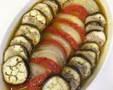 簡単♪レンジとグリルで野菜の重ね焼き作り方6写真