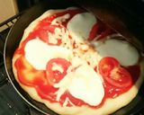 フライパンで簡単✾釜焼き風マルゲリータ作り方15写真