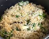 マツタケ・ポロウ　三つ葉の松茸ご飯作り方14写真