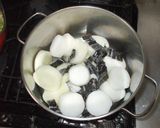 大根のサバ缶炊き♪簡単レシピ大根煮物作り方3写真