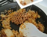 豚キム納豆焼きめし！作り方8写真