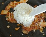 豚キム納豆焼きめし！作り方5写真