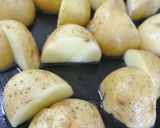 簡単おつまみ♪塩辛ポテト作り方1写真