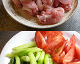 アスパラと豚バラ肉の中華風とろみ炒め作り方1写真