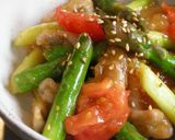 アスパラと豚バラ肉の中華風とろみ炒め作り方6写真