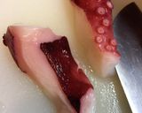 オクラとタコのわさび醤油かけ作り方3写真