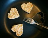 離乳食☆誕生日にハートのお豆腐ハンバーグ作り方5写真