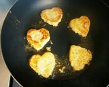 離乳食☆誕生日にハートのお豆腐ハンバーグ作り方7写真