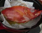 ストウブで作る 【金目鯛の軽いスモーク】作り方5写真