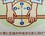縁っこぷっくりピザ成形♡麺棒を使うver作り方3写真