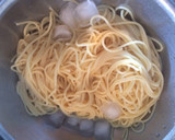 俺流！トマトと水菜の和風冷製パスタ作り方5写真