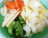 残り野菜で簡単中華丼♪作り方1写真