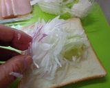 最速のオープンサンドイッチ作り方2写真
