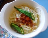 カリカリ肉で！キラキラ☆ジュレそうめん作り方8写真