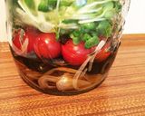 ドレッシングもある材料で！ジャーサラダ作り方3写真