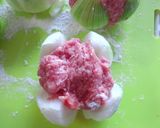 塩トマトで♪ちび玉の餃子パンツ揚げ？作り方7写真