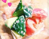 超簡単！トマきゅうサラダ作り方5写真