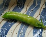 ぱんぱん絹さや味噌汁作り方1写真