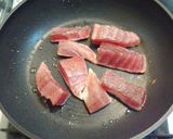 マグロ*黒胡椒焼き作り方4写真