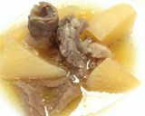牛すじ大根リメイク！カレーうどん作り方1写真