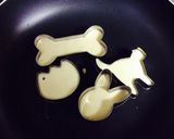クッキー型を使って♡可愛いホットケーキ作り方2写真