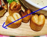 食パン一枚でカップパンとハートクルトン作り方3写真