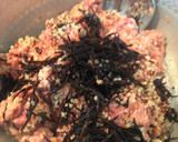 キヌアとひじきの煮込みハンバーグ作り方4写真