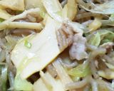 本当に美味しい♡豚バラと葱の筍煮作り方8写真