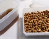 大豆水煮の煮汁の活用☆お味噌汁♪作り方2写真