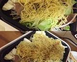 夏休み☀子供が作るホットプレート焼きそば作り方7写真