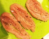 ささみのチーズ焼き ハーブソルト風味作り方1写真
