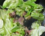 春キャベツとベーコンとアンチョビのパスタ作り方8写真