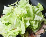 春キャベツとベーコンとアンチョビのパスタ作り方6写真