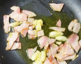 春キャベツとベーコンとアンチョビのパスタ作り方5写真