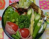 チキンのフライとサラダのバランスお弁当。作り方3写真