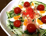 冷麦で作る旨旨冷麺(特製胡麻だれ)作り方4写真