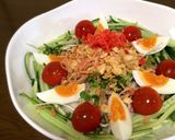 冷麦で作る旨旨冷麺(特製胡麻だれ)作り方5写真