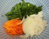 簡単!!韓国料理やさんの~ニラチヂミ~作り方2写真