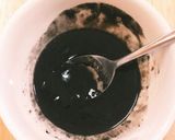 簡単ヘルシー♥とろ～り濃厚黒ゴマプリン作り方5写真