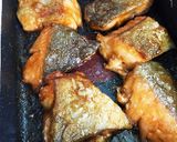お弁当★生鮭のオイマヨ照り焼き作り方4写真