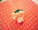 定番❁ブロッコリーとハムの飾りおかず作り方3写真