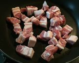 大豆とバラ肉の煮込み、作り方3写真