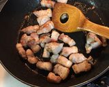 大豆とバラ肉の煮込み、作り方4写真