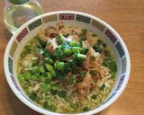 冷やしぶっかけ塩鶏ラーメン作り方7写真