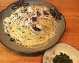 鱧の和風パスタ作り方7写真