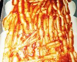 簡単☆餃子の皮でピザ（オーブン）作り方3写真