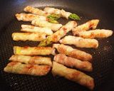 アスパラ豚バラ。作り方2写真