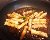 アスパラ豚バラ。作り方3写真