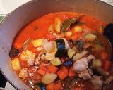ゴロっと野菜と鶏もものトマト煮込み作り方5写真