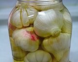 にんにくの塩漬け(마늘소금장아찌)。作り方2写真